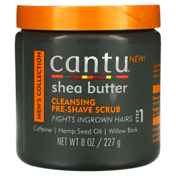 Cantu Mens Cleansing Pre-Shave Scrub 8oz